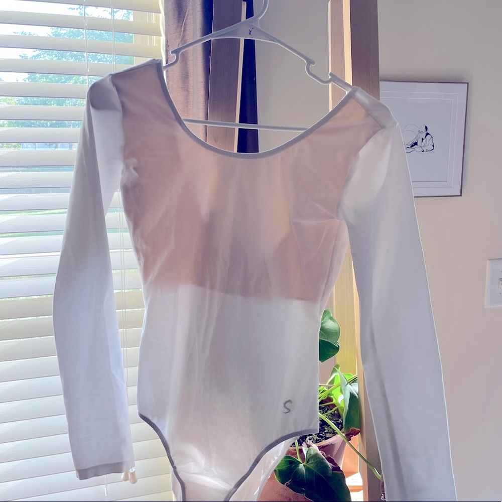 White Womens Leotard